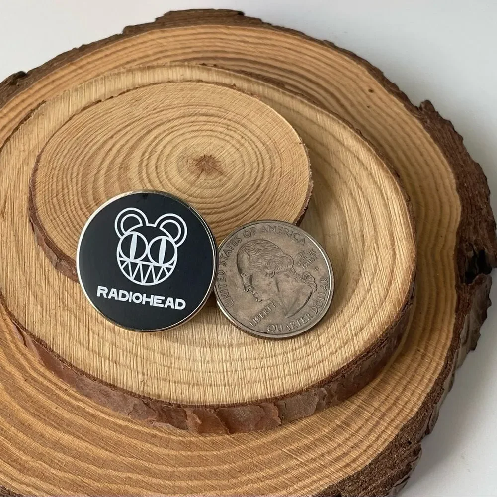 Radiohead Enamel Pin/ Brooch Lapel